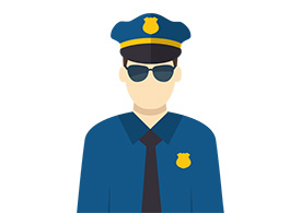 Policeman Vector Icon