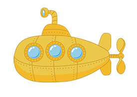 Yellow Submarine Vector