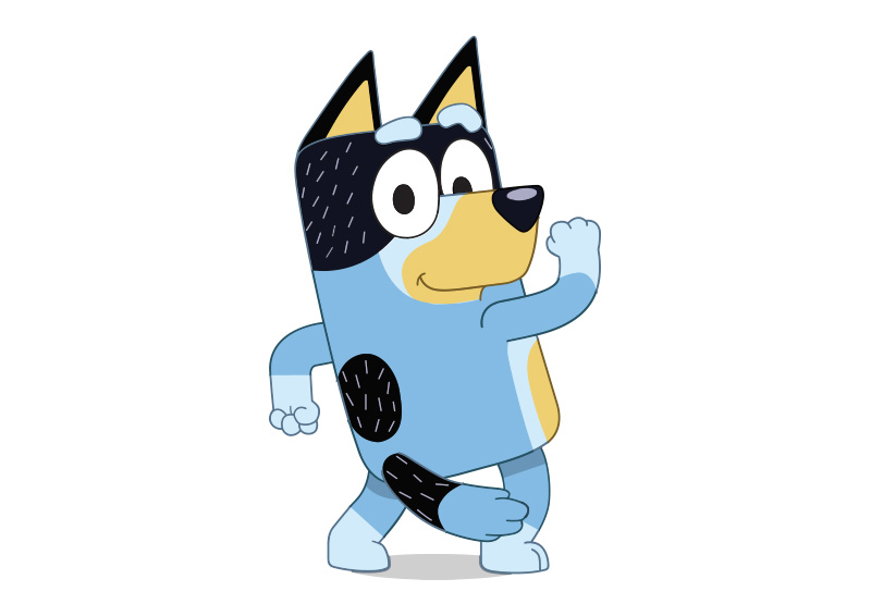 Bingo Heeler Bluey Free Vector - SuperAwesomeVectors