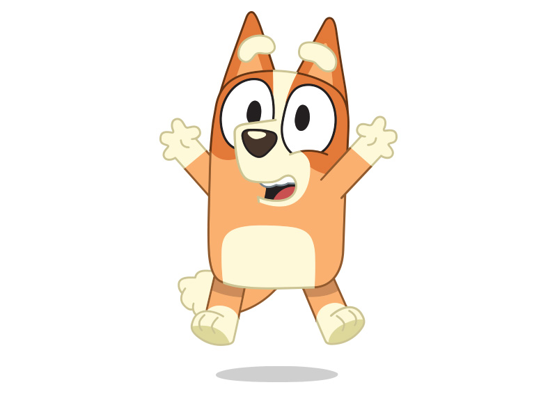 Bingo Heeler Bluey Free Vector - SuperAwesomeVectors