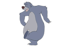 Baloo From The Jungle Book Vector