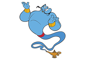 Genie of Aladdin Free Vector
