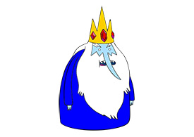 Ice King Adventure Time Vector
