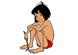 Mowgli From The Jungle Book Free Vector