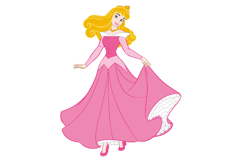 Princess Aurora Sleeping Beauty Vector - SuperAwesomeVectors