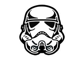 Stormtrooper Helmet Star Wars Vector