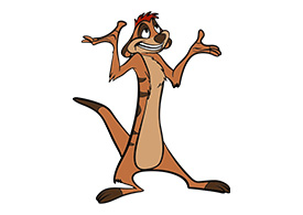 Timon From The Lion King Vector