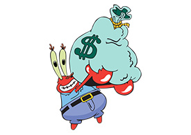 Mr Krabs Spongebob Free Vector