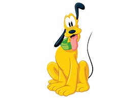 Pluto Disney Character Free Vector