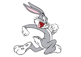 Running Bugs Bunny Free Vector