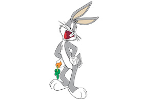 Bugs Bunny Free Vector Character