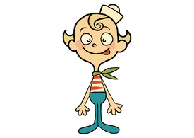 Flapjack From The Marvelous Misadventures of Flapjack Free Vector