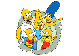 The Simpsons Family Free Vector