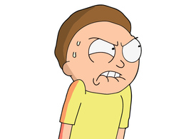 Angry Morty Smith Free Vector