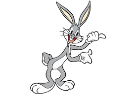 Bugs Bunny Hitchhiker Free Vector