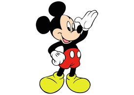 Mickey Mouse Mascot Free Vector