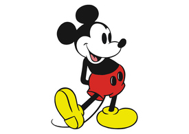 Retro Mickey Mouse Free Vector