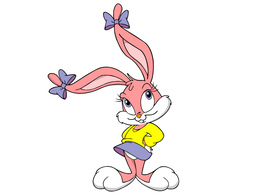 Babs Bunny Free Vector Character