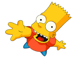 Bart Reaching For Something Vector