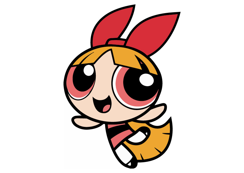 Blossom The Powerpuff Girls Free Vector Character Free Download