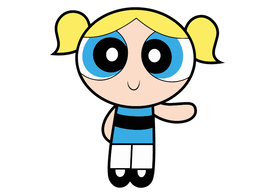 Bubbles The Powerpuff Girls Free Vector Character