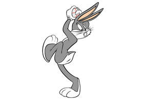 Bugs Bunny Baseball Free Vector