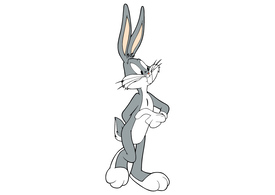 Bugs Bunny Bulging Eyes Vector