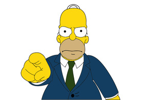 Homer in a Suit Free Vector Character