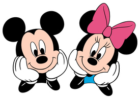 Mickey and Minnie Free Vector