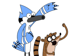 Mordecai and Rigby Free Vector