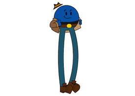 Mr. Tall Free Vector Character
