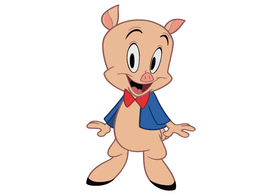 Porky Pig Free Vector Character