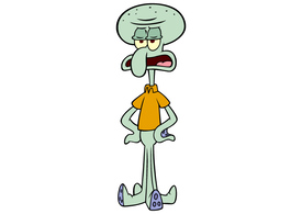 Squidward Tentacles Free Vector Character