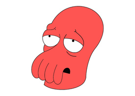 Zoidberg Face Futurama Free Vector