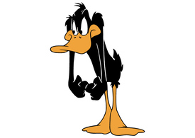 Angry Daffy Duck Free Vector