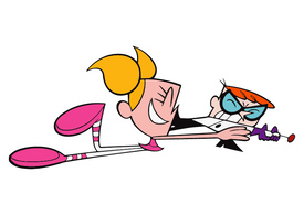 Dexter and Dee Dee Free Vector