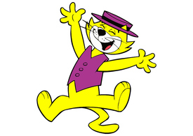 Happy Top Cat Free Vector