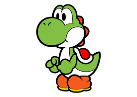 Yoshi Super Mario Free Vector