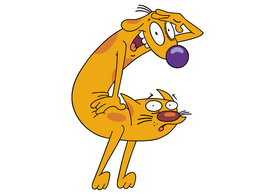 CatDog Free Vector