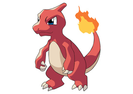 Charmeleon Free Vector