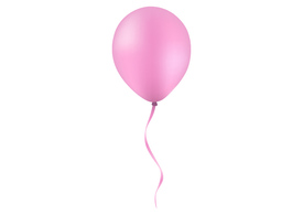 Pink Balloon Vector