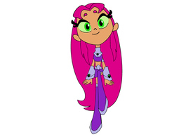 Starfire Teen Titans Go Free Vector