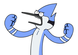 Angry Mordecai Vector