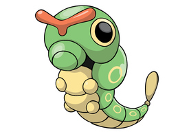 Caterpie Pokemon Vector