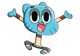 Gumball Watterson Vector