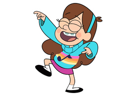 Mabel Pines Dancing Free Vector