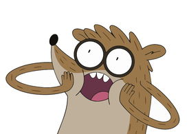 Rigby Free Vector