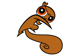 Bullet Squirrel The Powerpuff Girls Free Vector