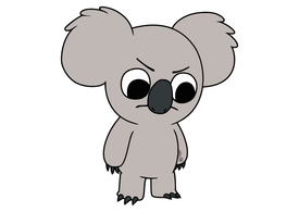 Nom Nom Koala We Bare Bears Vector