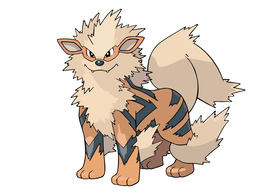 Arcanine Pokemon Vector